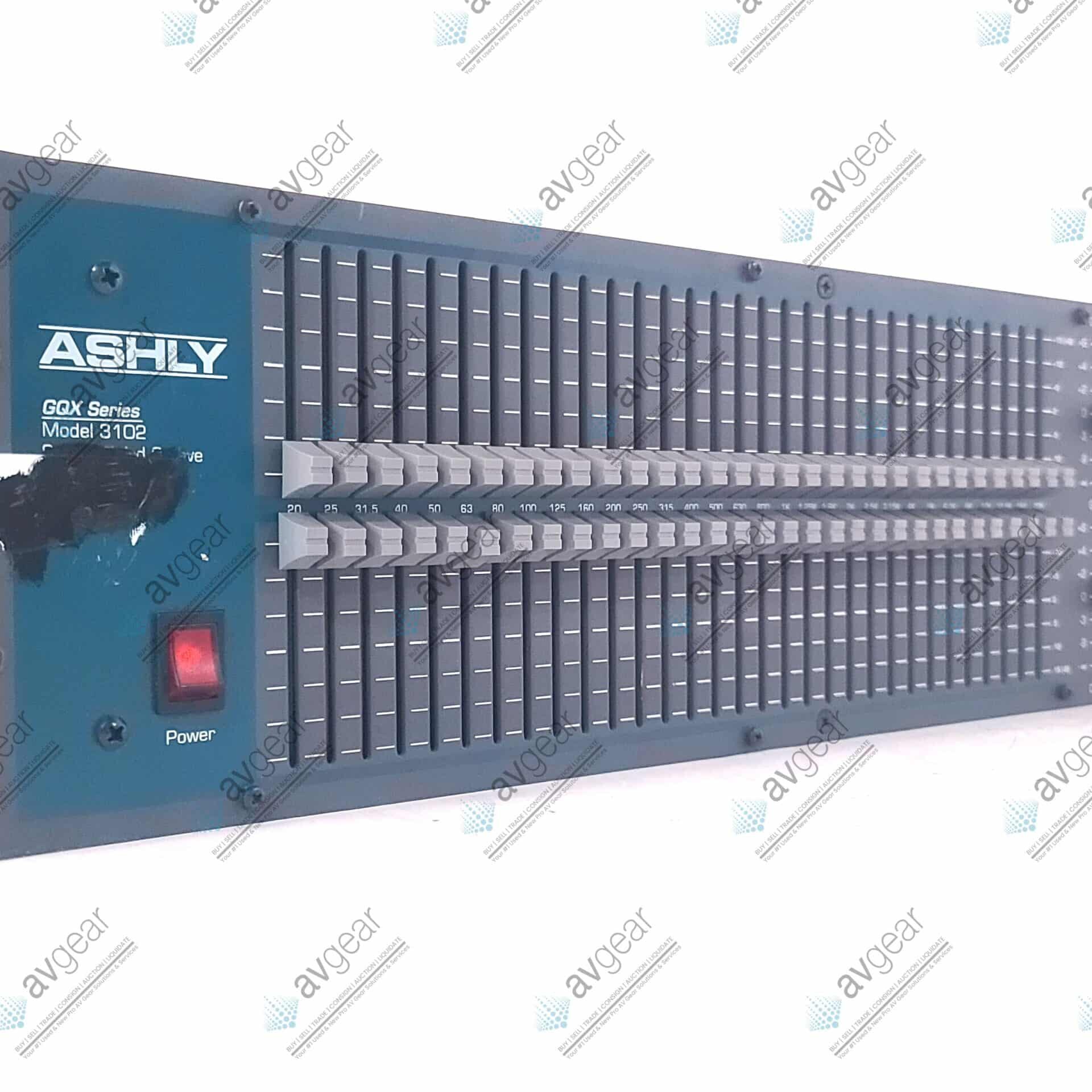 Ashly GQX-3102 Series Stereo Third Octave Graphic Equalizer · AVGear