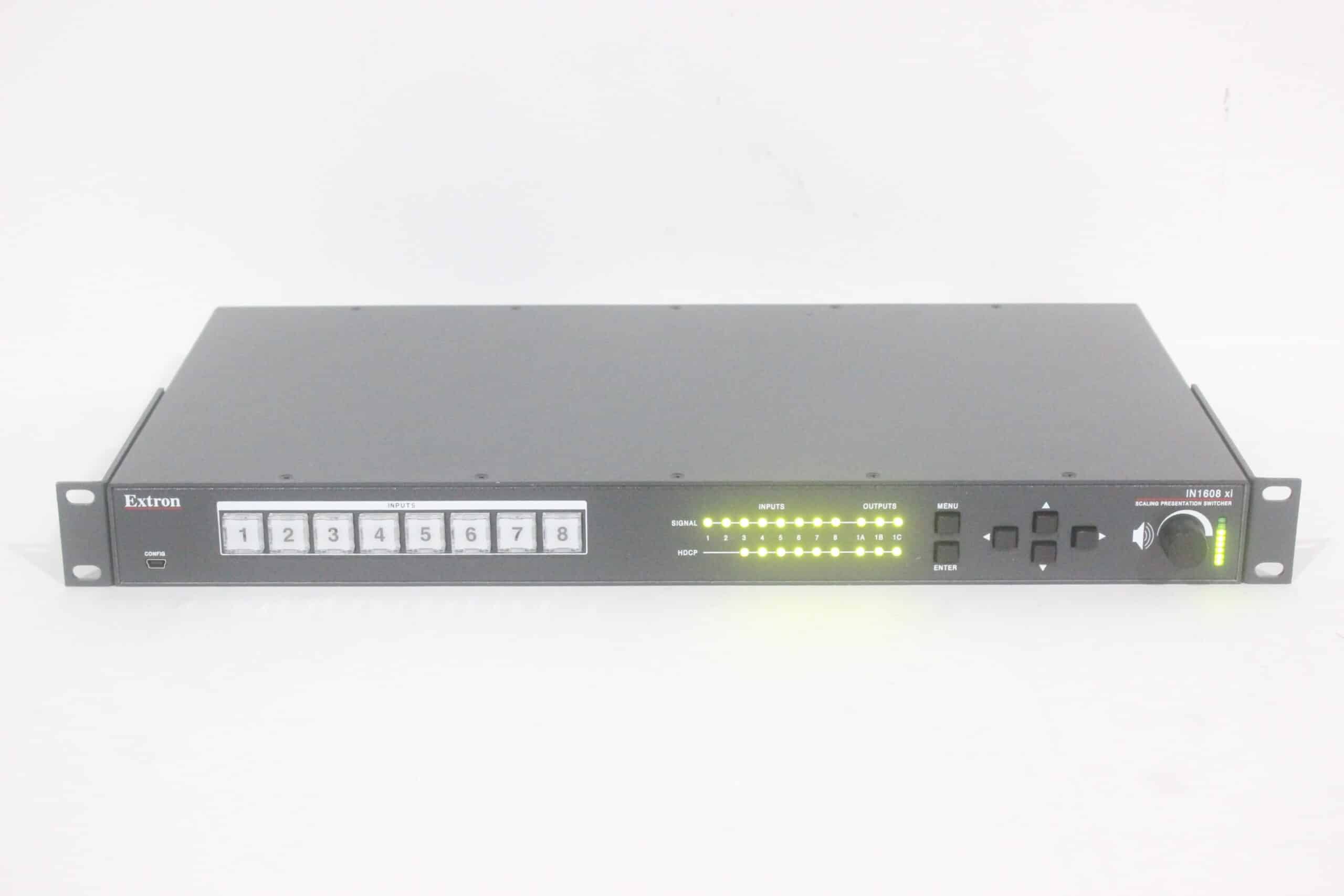 Extron IN1608 xi Eight Input HDCP-Compliant Scaling Presentation Switcher