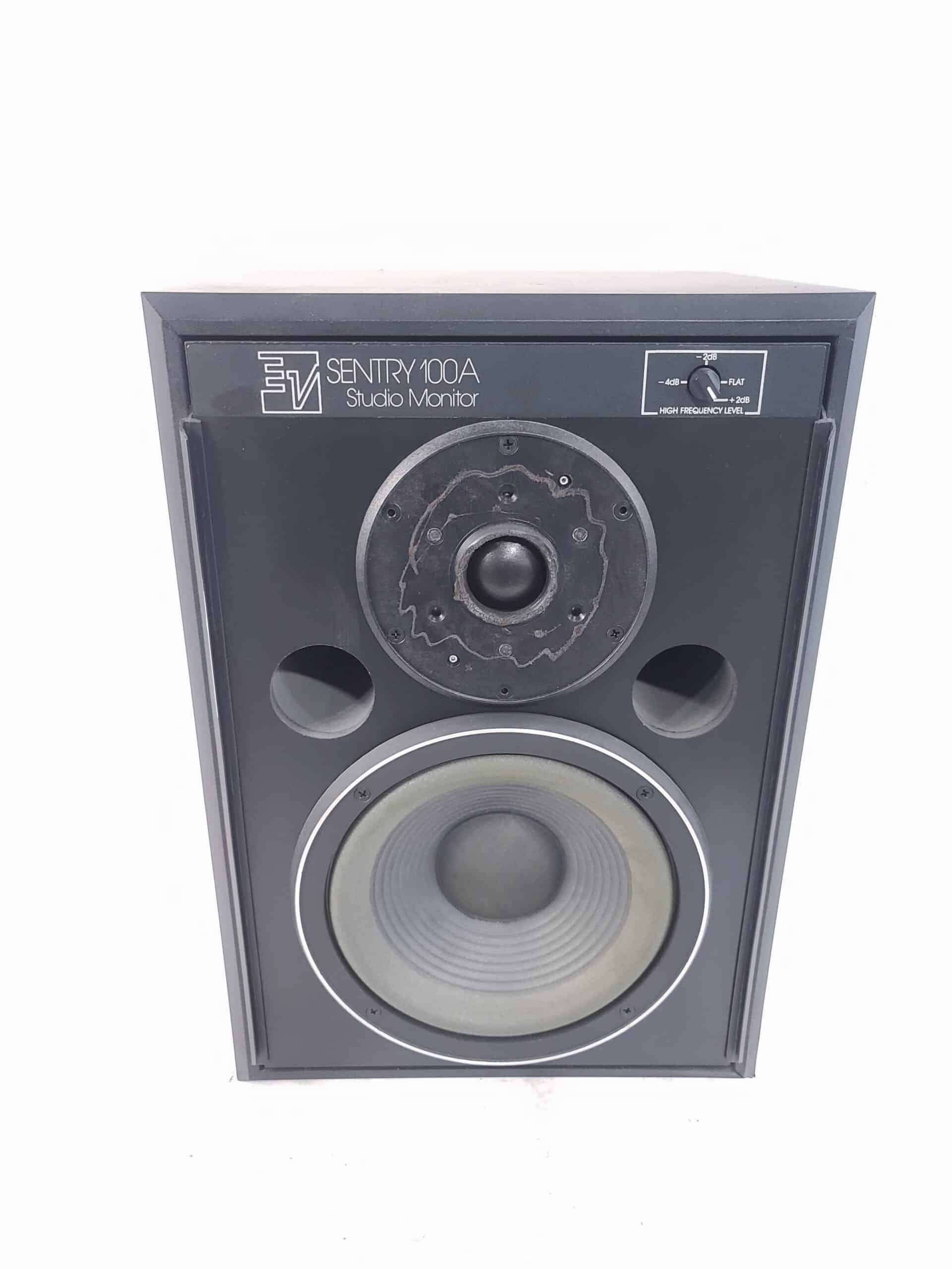 (2) Electro-Voice EV Sentry 100A 25W Passive Studio Monitors w/ Attached  Ball Mount Hardware