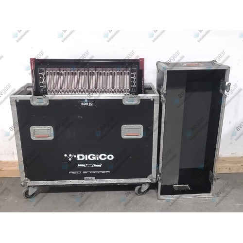 DiGiCo SD9 Digital Mixing Console in Wheeled Hard Case