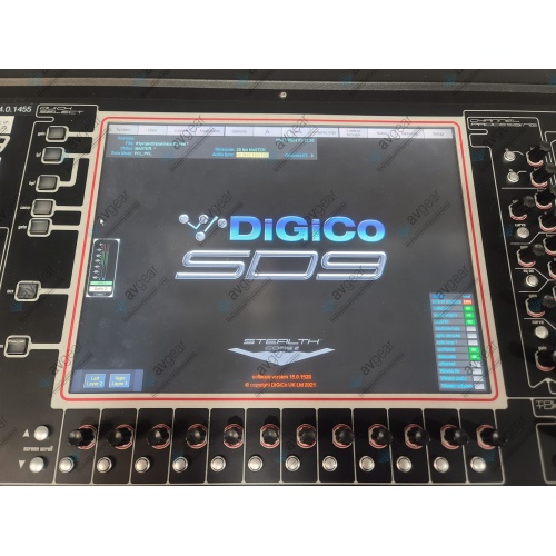 DiGiCo SD9 Digital Mixing Console in Wheeled Hard Case