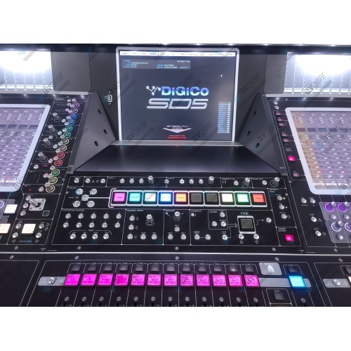 Digico SD5 Digital Engine Module Mixing Console w/ Netgear ProSAFE Plus GS108E Switcher